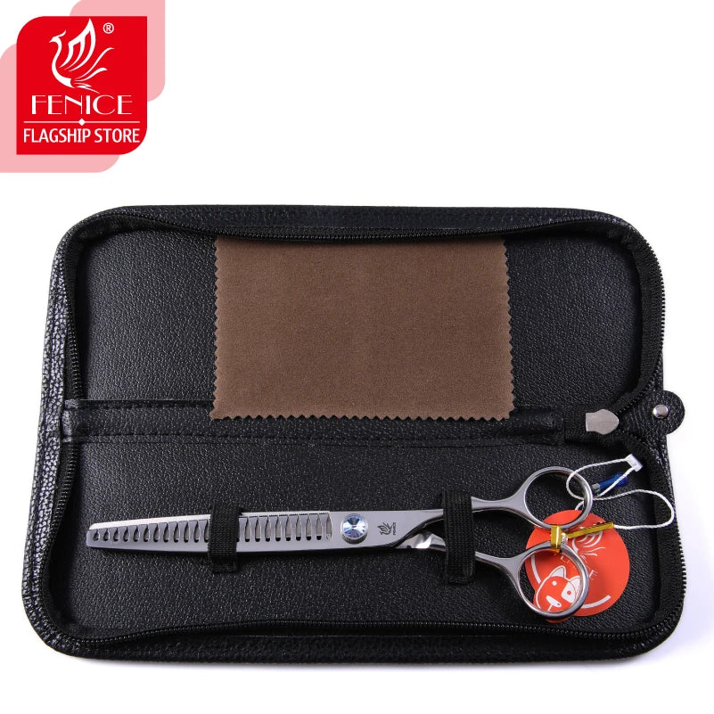 7.0/7.5/8.0 Inch Professional Dogs Positionable Chunker Grooming Scissors Thinning Shears for Dogs/Cats Thinning Rate 80%
