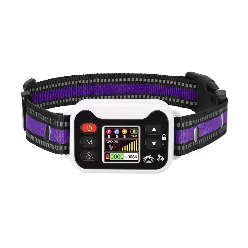 GPS Wireless Dog Fence, 66-6561FT Adjustable Radius Pet Containment System, IP67 Waterproof GPS Dog Training Collar with Vibration & Static Shock Safe Warning, Rechargeable Electric Pet Fence for Large Medium Small Dogs Outdoor No Wire Boundary