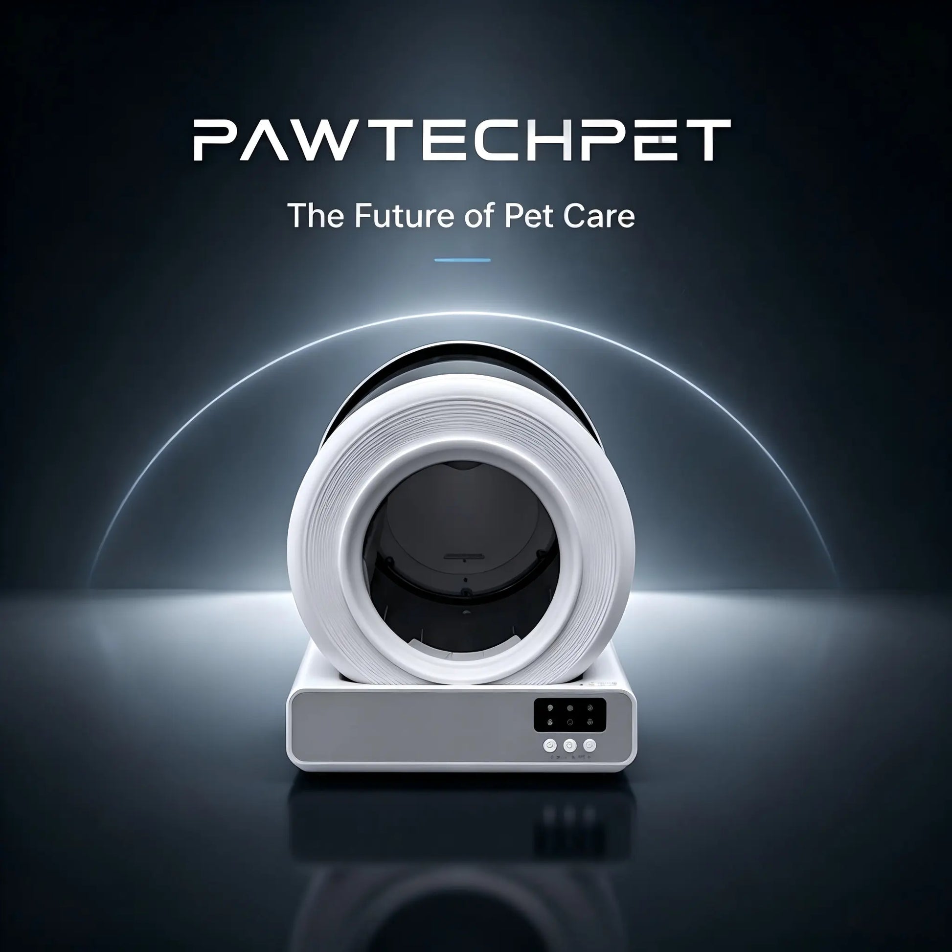 【 Self Cleaning Litter Box】Pawtech Stainless Steel Smart Low-Noise Auto-Cleaning Cat Litter Box (60L) - 2.4G Wifi App-Controlled, Equipped with Smart Sensors, Safety Protection, Easy Maintenance #Catlitterbox#Smartlitterbox#Petessentials#Catlovers Campin