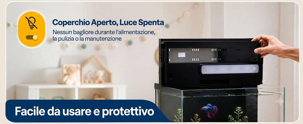 Acquario Intelligente  da 19/7.6 Litri con Controllo tramite APP, Kit di Avviamento per Acquario con Mangiatoia Automatica, Display della Temperatura, Luce LED RGB, Vasca Autopulente