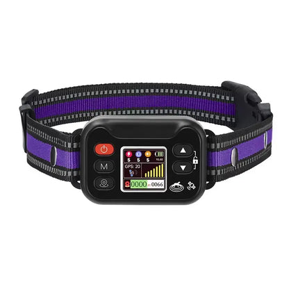 GPS Wireless Dog Fence, 66-6561FT Adjustable Radius Pet Containment System, IP67 Waterproof GPS Dog Training Collar with Vibration & Static Shock Safe Warning, Rechargeable Electric Pet Fence for Large Medium Small Dogs Outdoor No Wire Boundary