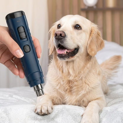 Lima elettrica per unghie di cani con doppia luce LED (8000-10000 giri/min) – Potente rifinitore per cani, gatti e piccoli animali