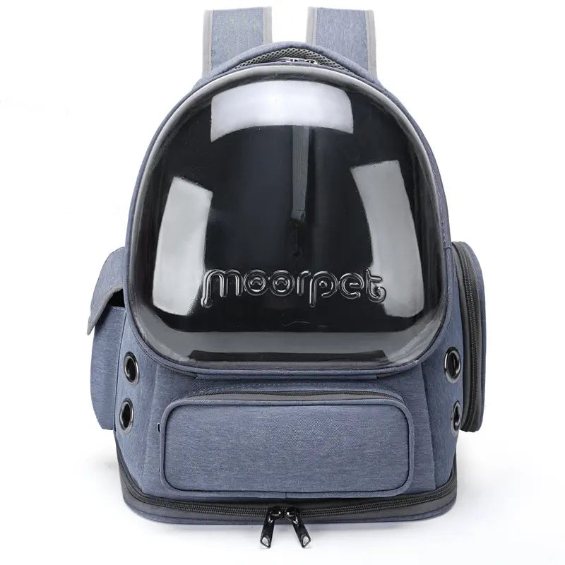 Space Capsule Pet Backpack Carrier - Breathable Mesh Backpack with Bubble Window, Portable Cat Dog Carrier for Travel, Hiking and Daily Use, Puppy Carrier